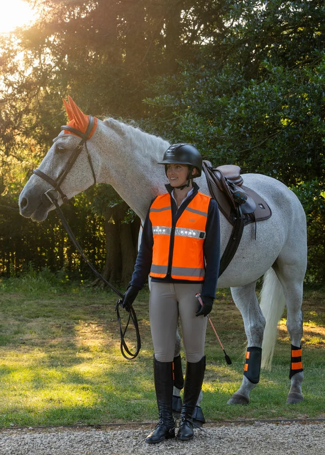 Woof Wear LED Hi Vis Riding Vest Orange
