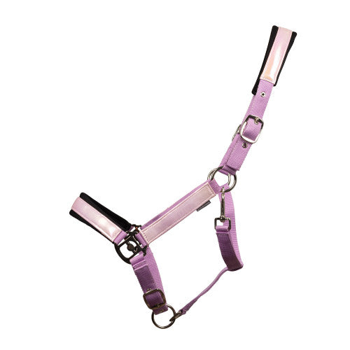 Hy Equestrian Glimmer Head Collar Lilac