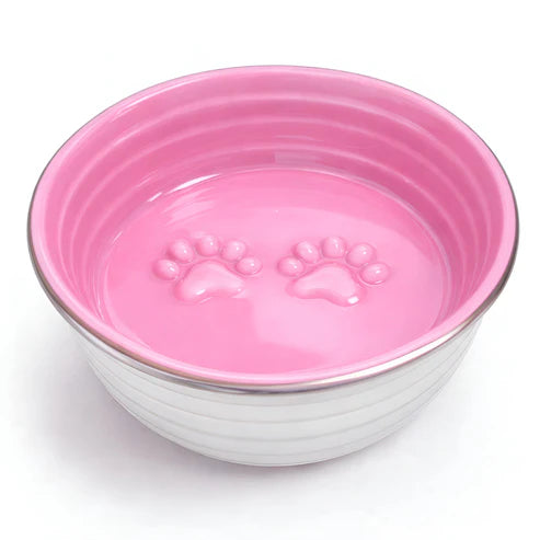 The Buffalo Co. Poppy Collection Dog Bowl