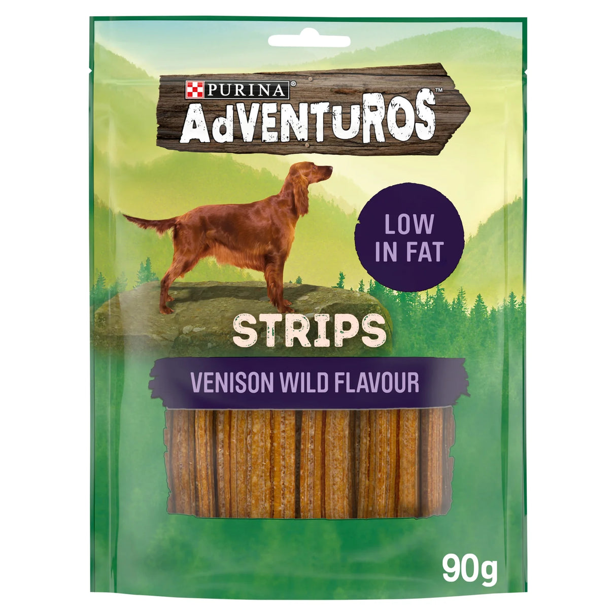Purina Adventuros Strips Venison Flavour 90g