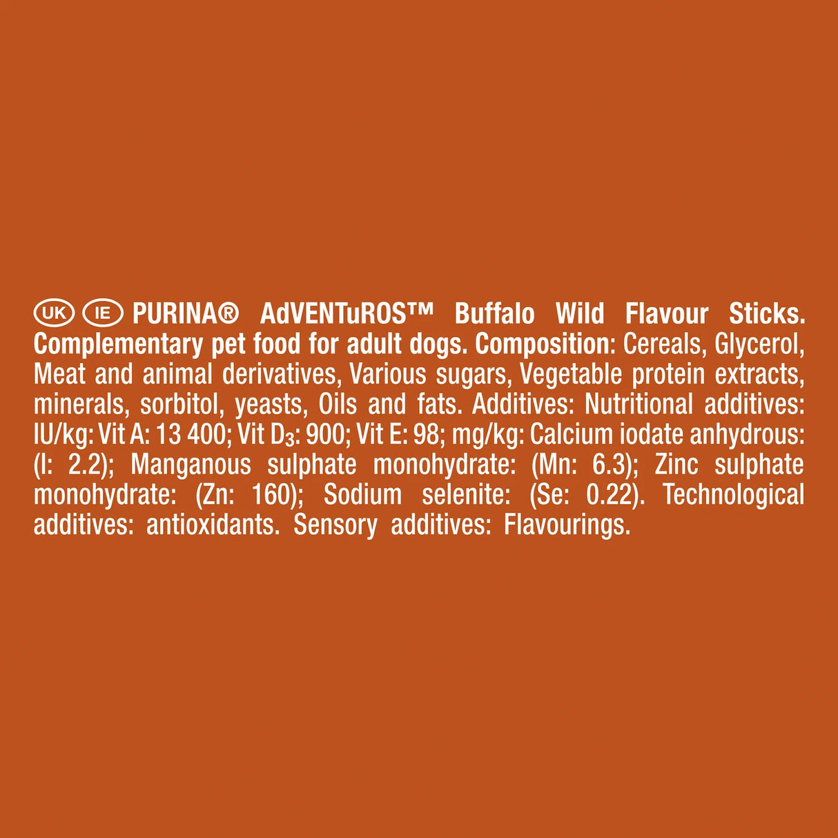 Purina Adventuros Sticks Buffalo Flavour 120g