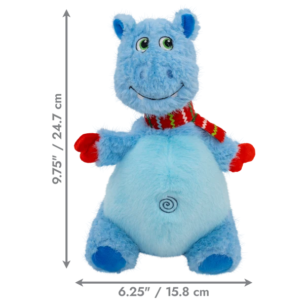 Kong Christmas Holiday Knots Belly Hippo M/L