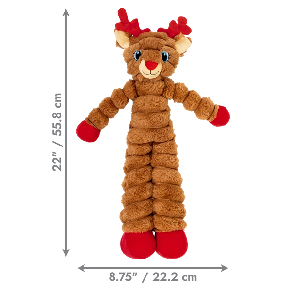 Kong Christmas Shakers Crumples Reindeer XL