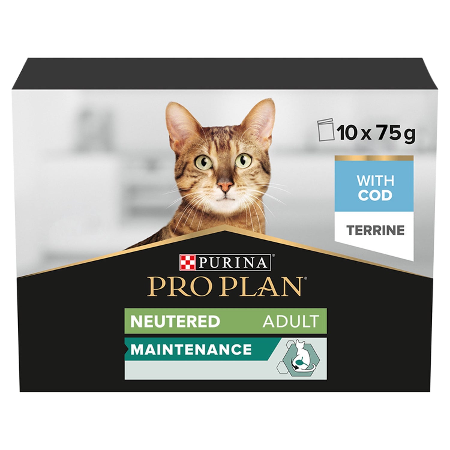 Pro Plan Cat - Adult Sterilised Maintenance Cod Terrine 10x75g