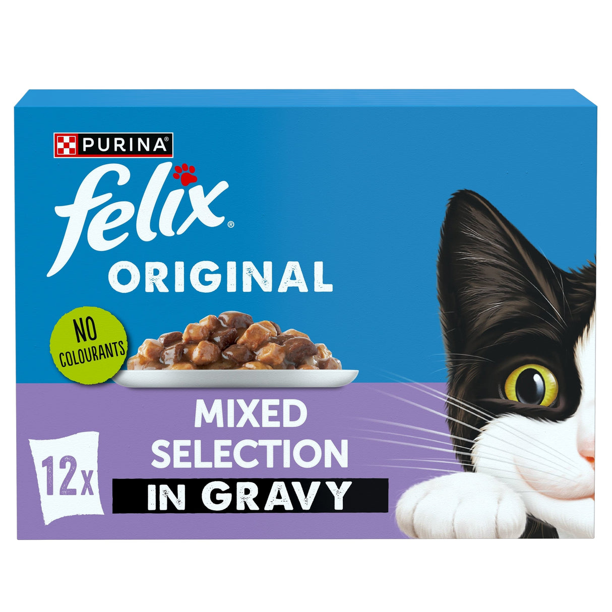 Felix Original Mixed Selection in Gravy Wet Cat Food 12x85g