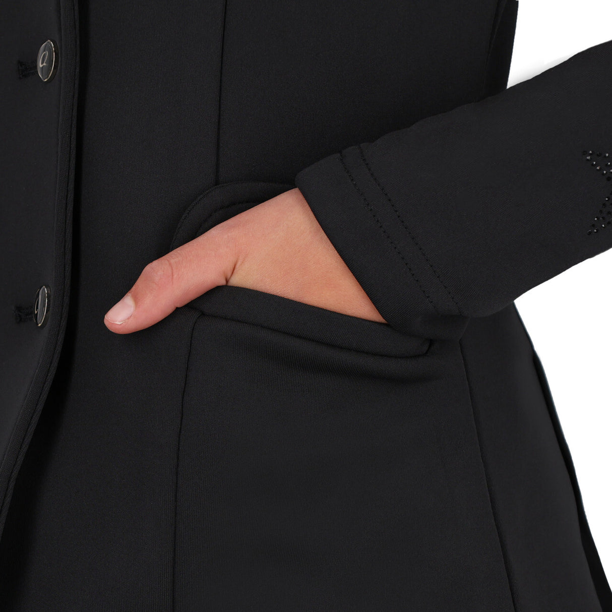QHP Junior Competition Jacket Jipp Black