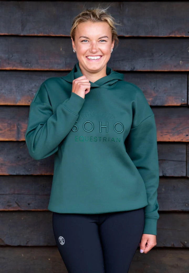 Soho Equestrian Hoodie British Racing Green