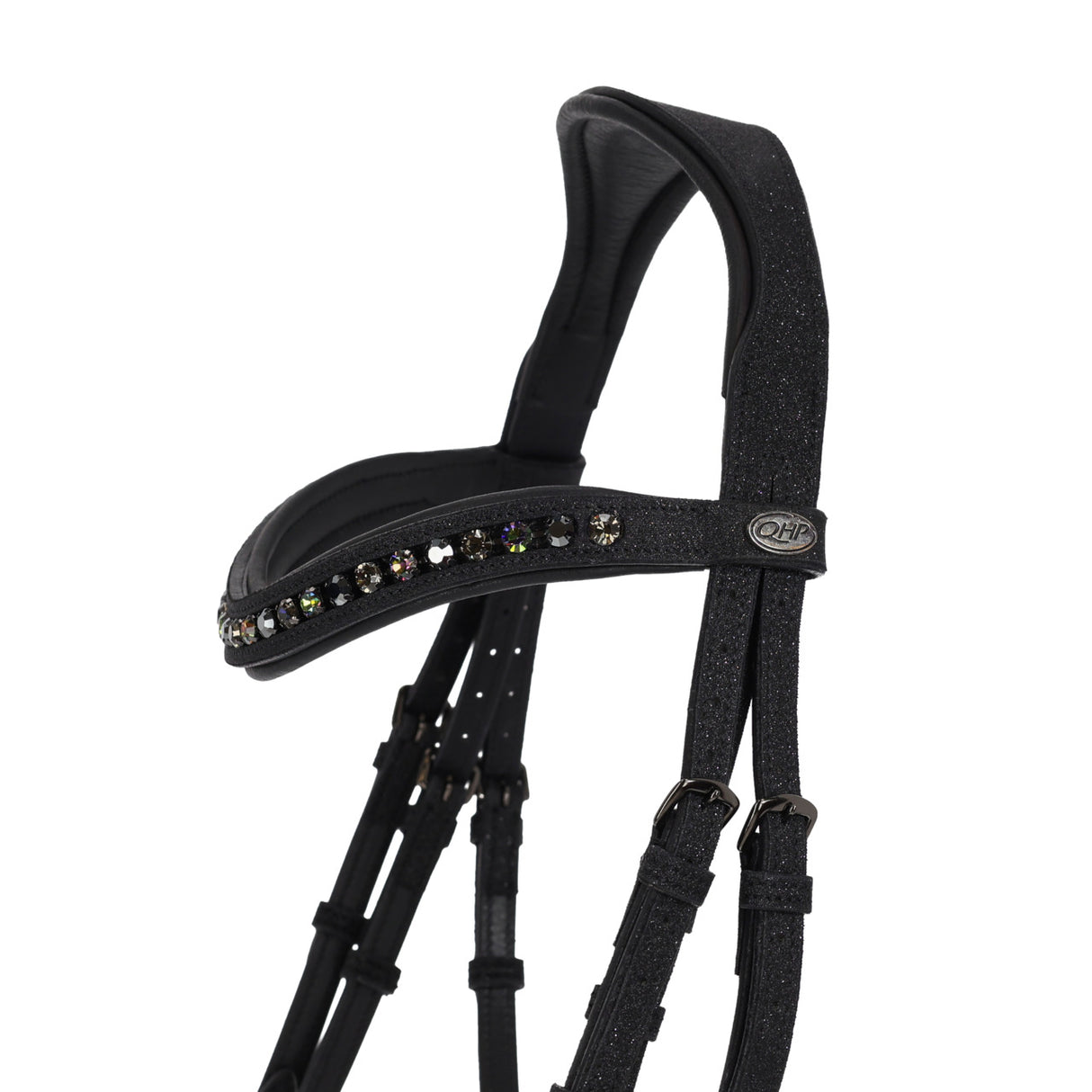 QHP Bridle Glitter Black