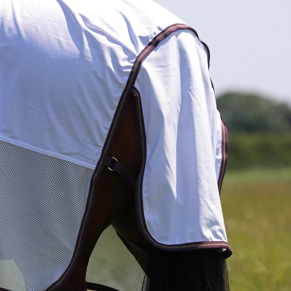 Shires Tempest Original Fly Mesh Combo Rug White