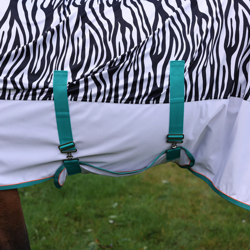 Shires Tempest Original Zeb-Tek Fly Combo Rug Zebra Print