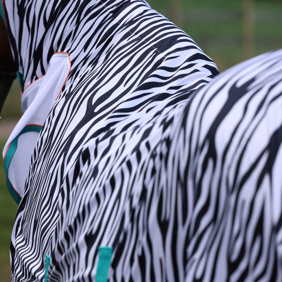Shires Tempest Original Zeb-Tek Fly Combo Rug Zebra Print