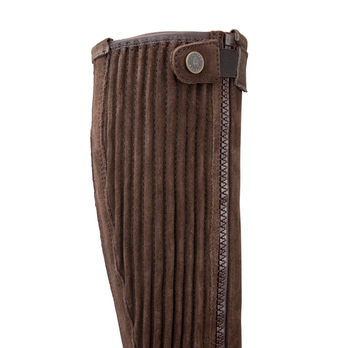 Shires Moretta Suede Half Chaps Adult Brown