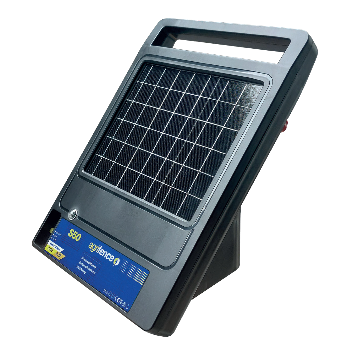 Agrifence S50 Solar Powered Energiser Kit 0.5J
