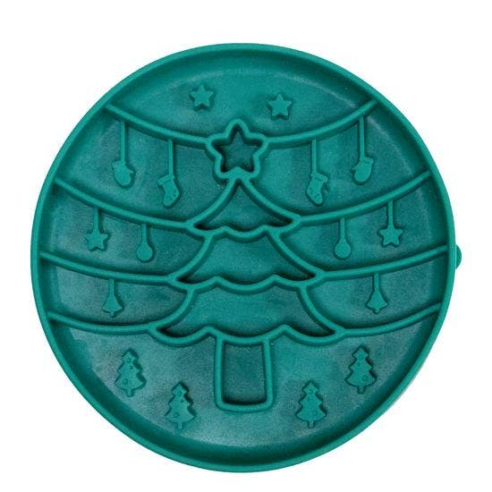 Ancol Christmas Licky Mat Green