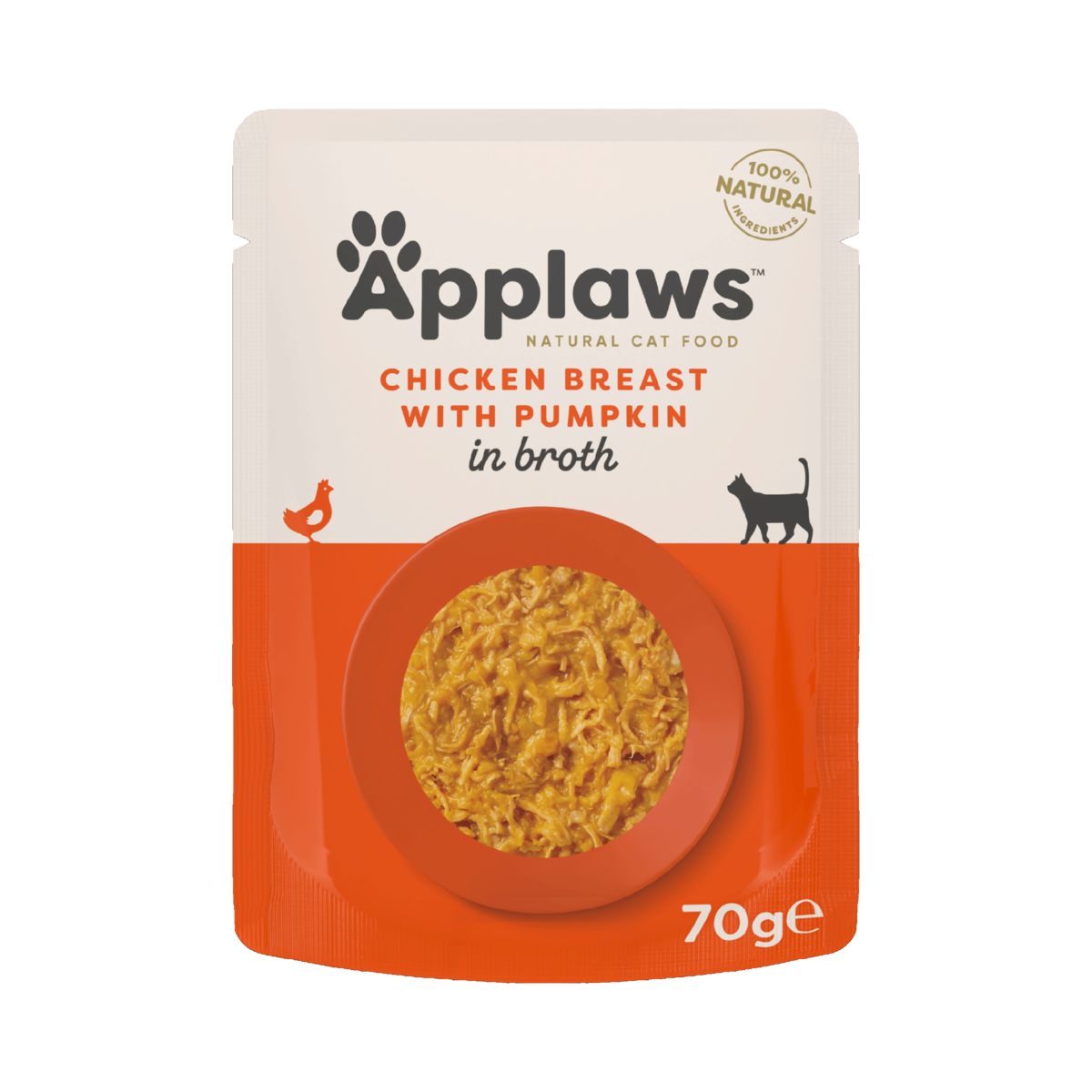Applaws Cat - Broth Pouch Chicken With Pumpkin 70g