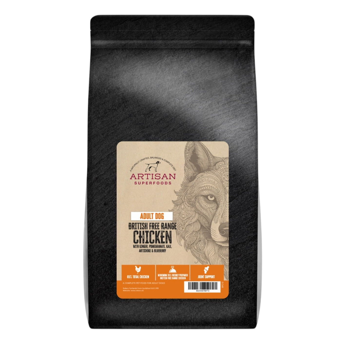 Artisan Superfood Chicken Adult Dog Food 12kg