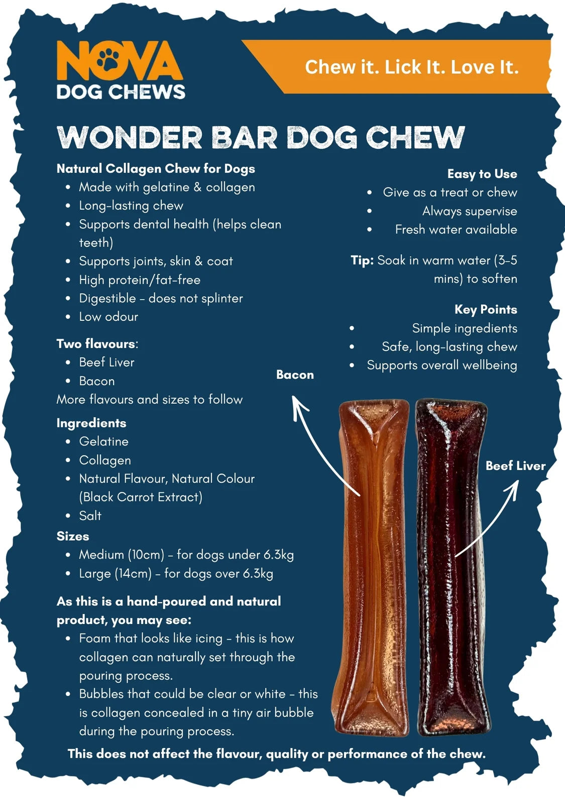 Wonder Bar Beef Liver Large