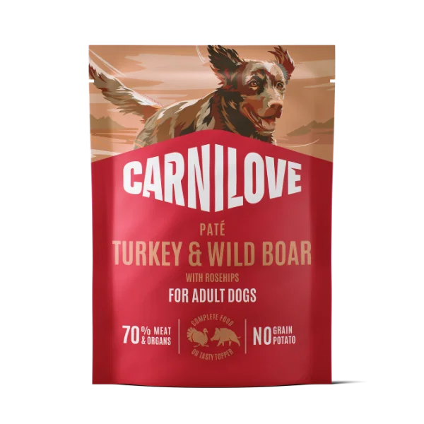 Carnilove Dog - Pouch Turkey & Wild Boar with Rosehips 300g