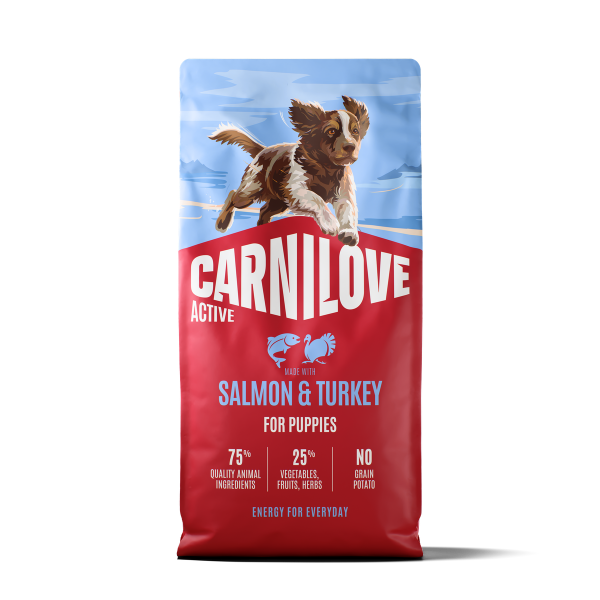 Carnilove Dog - Active Salmon & Turkey Puppy 4kg
