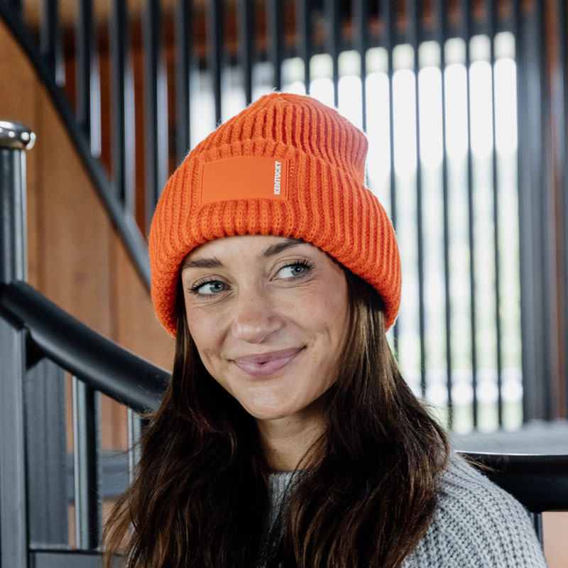 Kentucky Beanie Rubber Logo