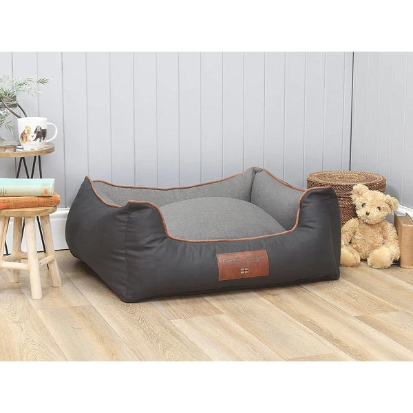 George Barclay Beckley Orthopaedic Walled Bed Midnight/Dove Medium