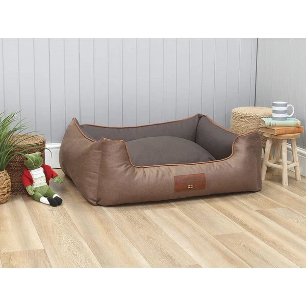 George Barclay Beckley Orthopaedic Walled Bed Caramel/Mocha Large