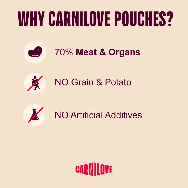 Carnilove Dog - Pouch Turkey & Venison with Strawberry Leaves 300g