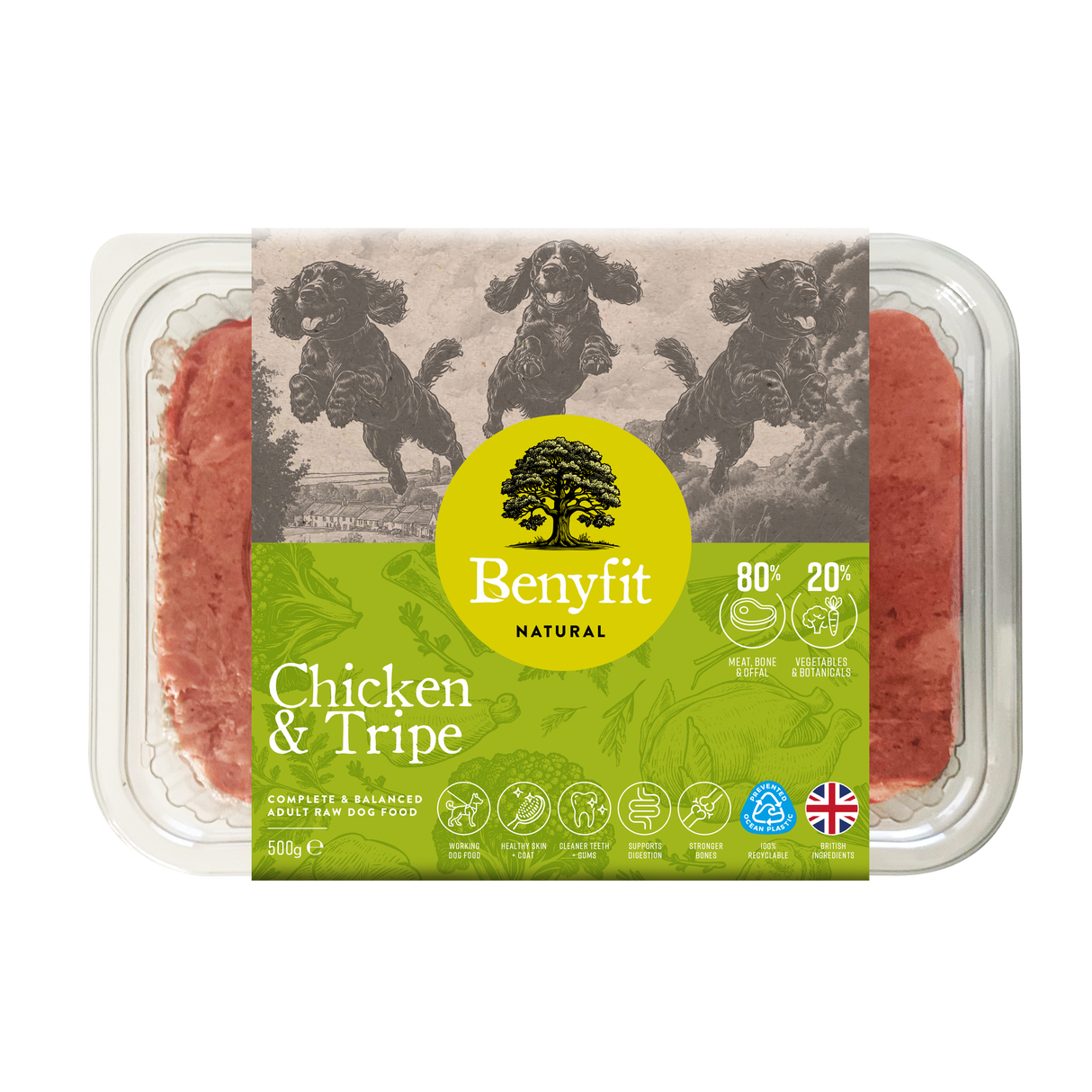 Benyfit Natural Chicken & Tripe 500g