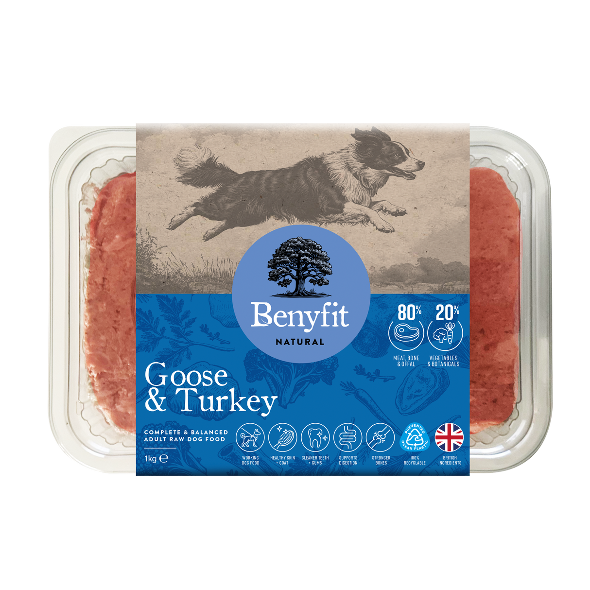 Benyfit Natural Goose & Turkey Complete 1kg