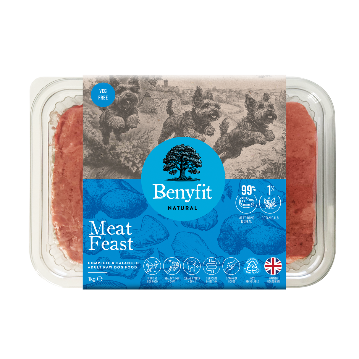 Benyfit Natural Meat Feast 1kg