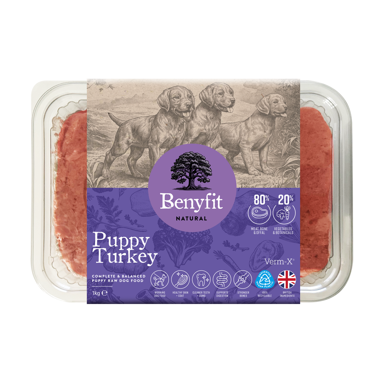 Benyfit Natural Puppy Turkey 1kg