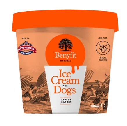 Benyfit Apple & Carrot Ice Cream for Dogs 140ml