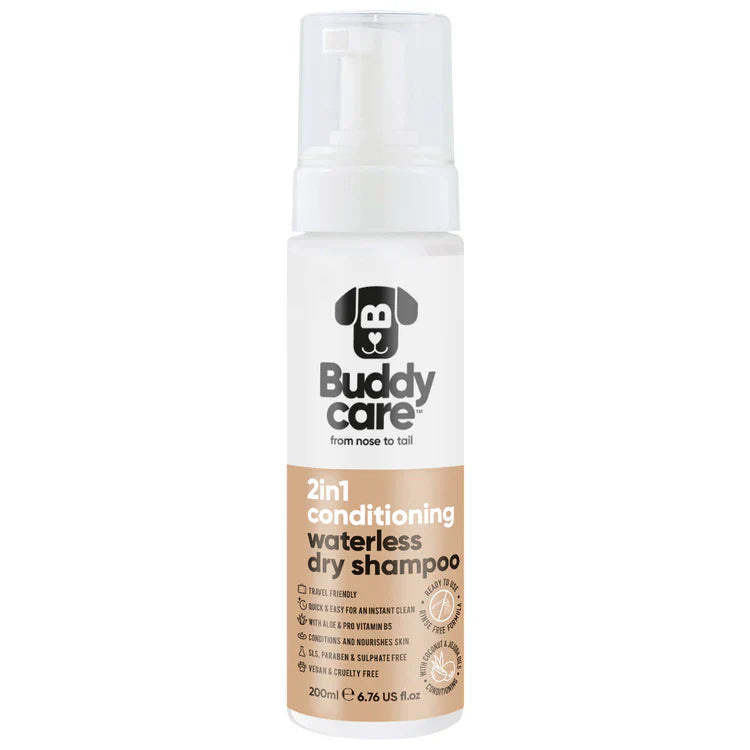 Buddy Care 2in1 Waterless Dry Shampoo 200ml