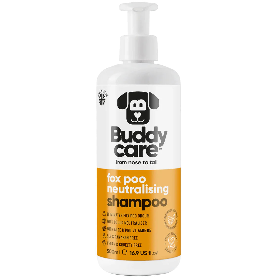 Buddy Care Fox Poo Neutralising Shampoo 500ml