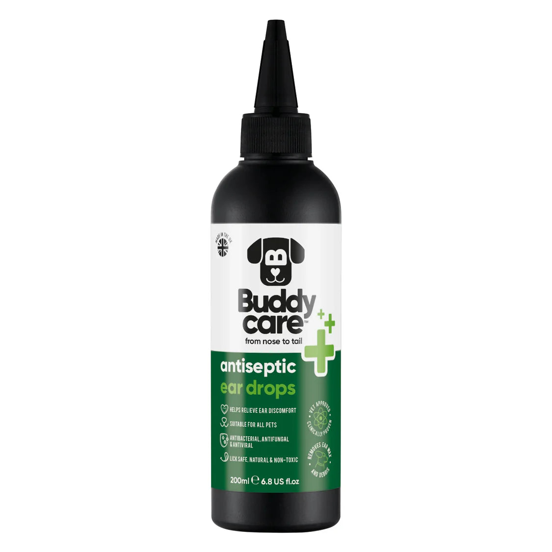 Buddy Care Antiseptic Ear Drops 200ml