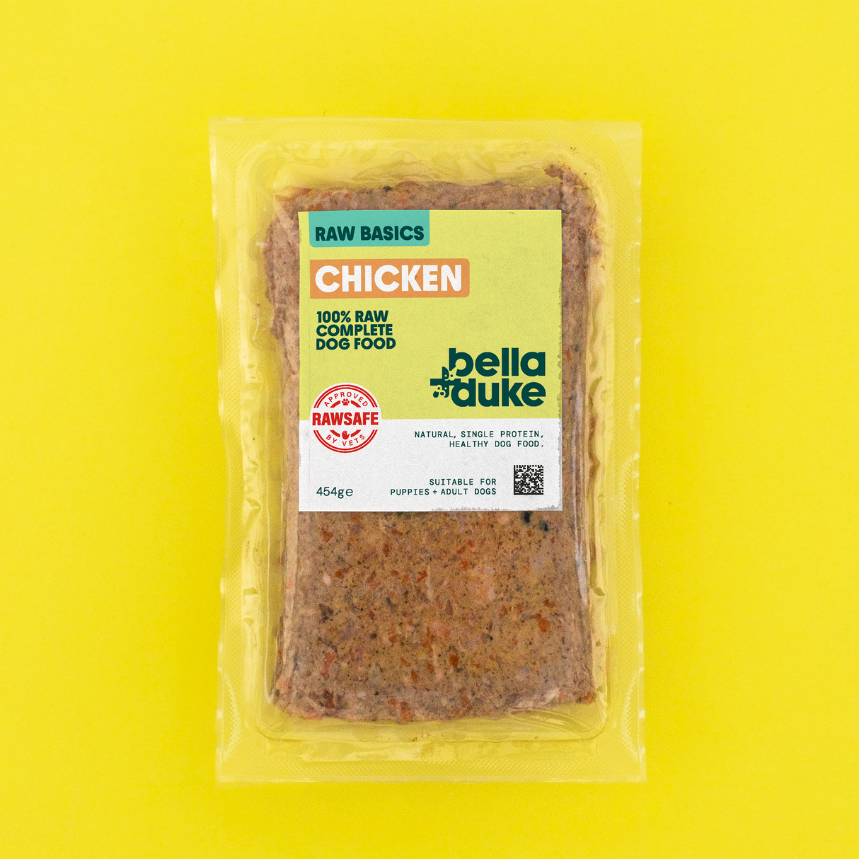 Bella + Duke Raw Basics Chicken 454g