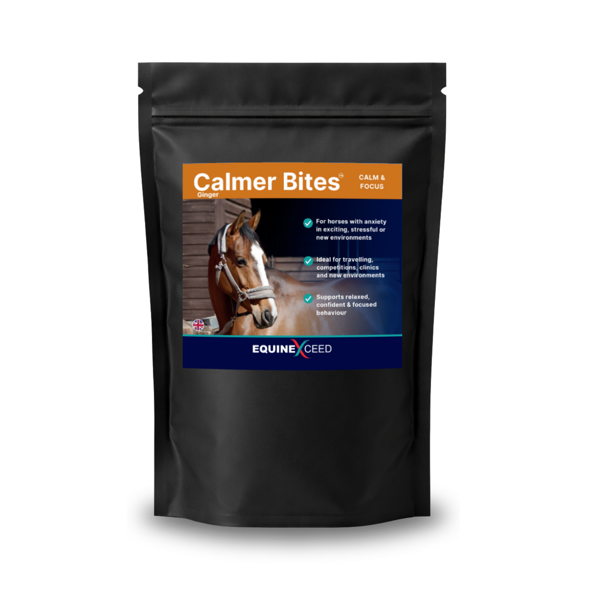 Equine Exceed Calmer Bites Ginger 30 Bites 540g