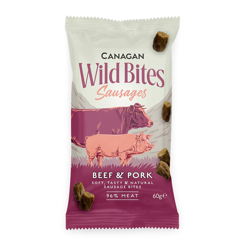 Canagan Dog - Wild Bites Beef & Pork 60g