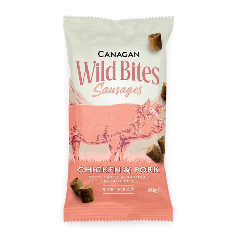 Canagan Dog - Wild Bites Chicken & Pork 60g