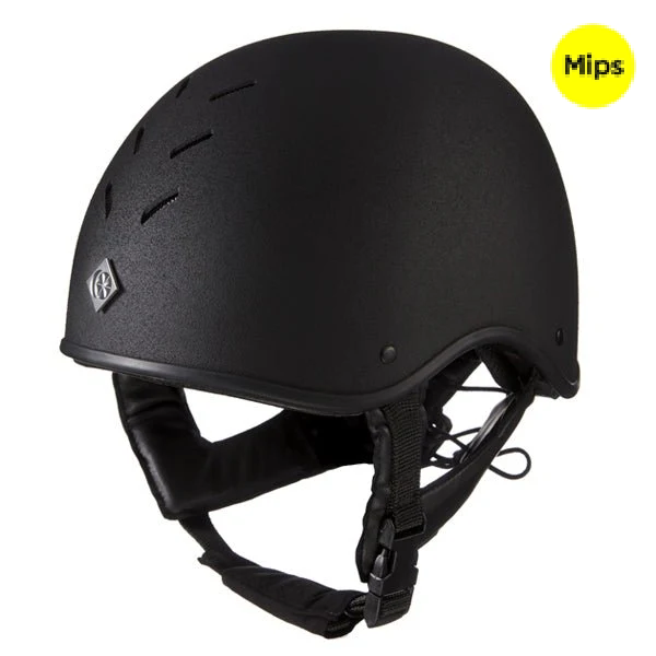 Charles Owen MS1 Pro Jockey Skull Black