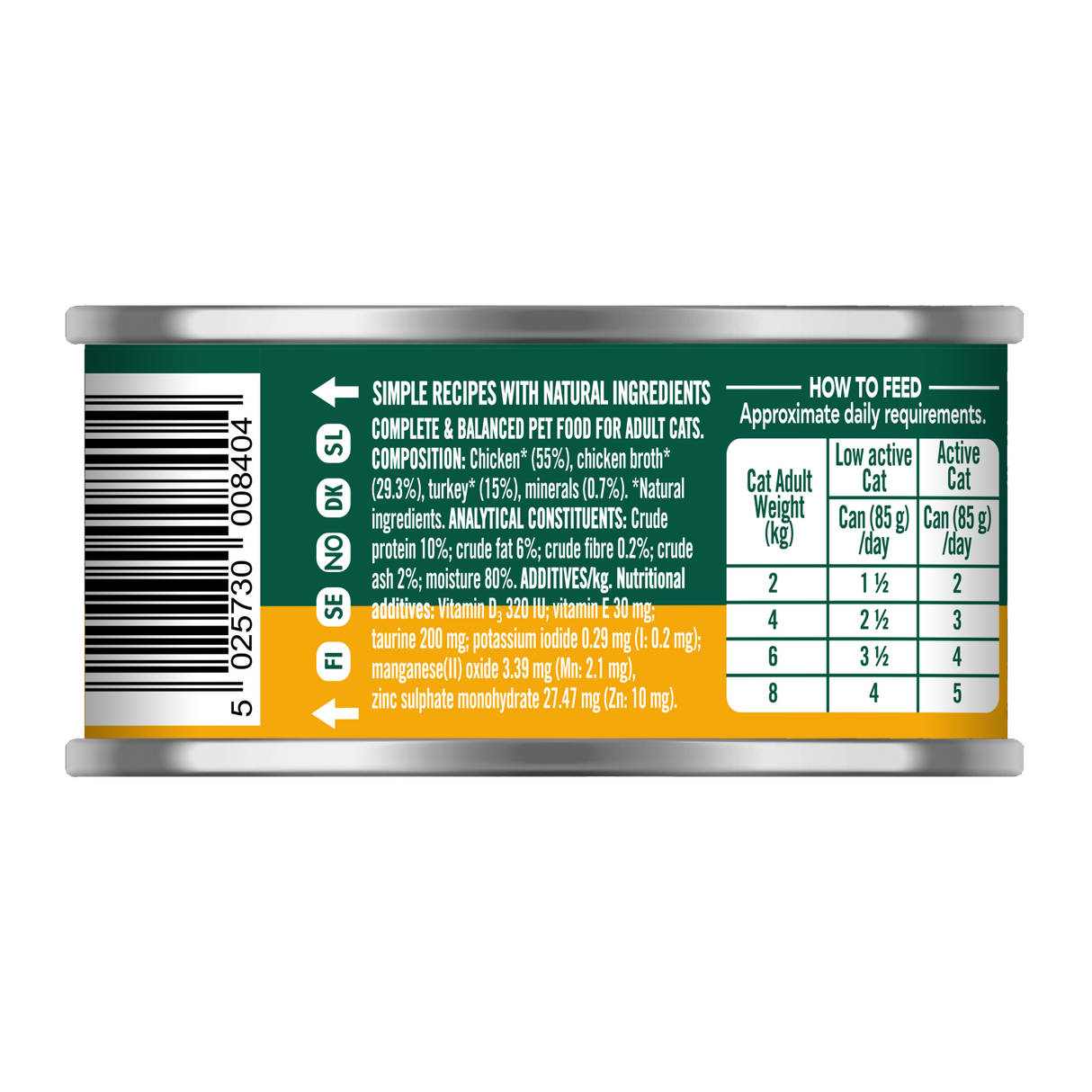 Natures Menu Cat - Can Adult Chicken & Turkey 85g