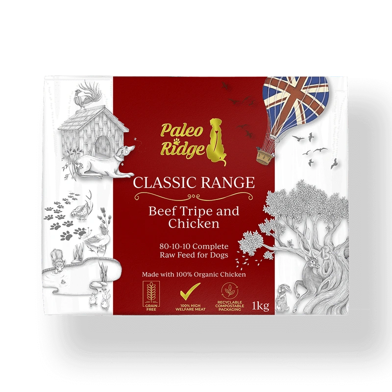 Paleo Ridge Classic Beef Tripe & Chicken 1kg