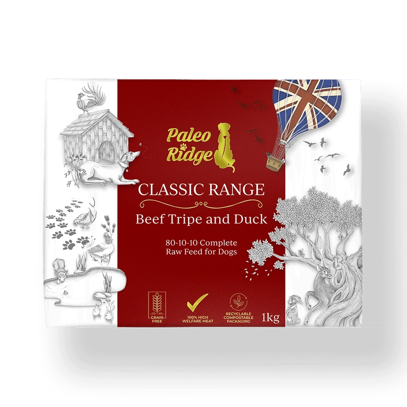 Paleo Ridge Classic Beef Tripe & Duck 1kg