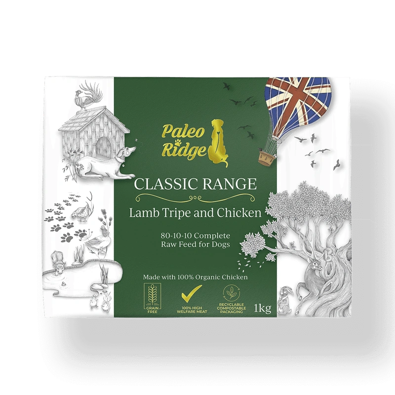 Paleo Ridge Classic Lamb Tripe & Chicken 1kg