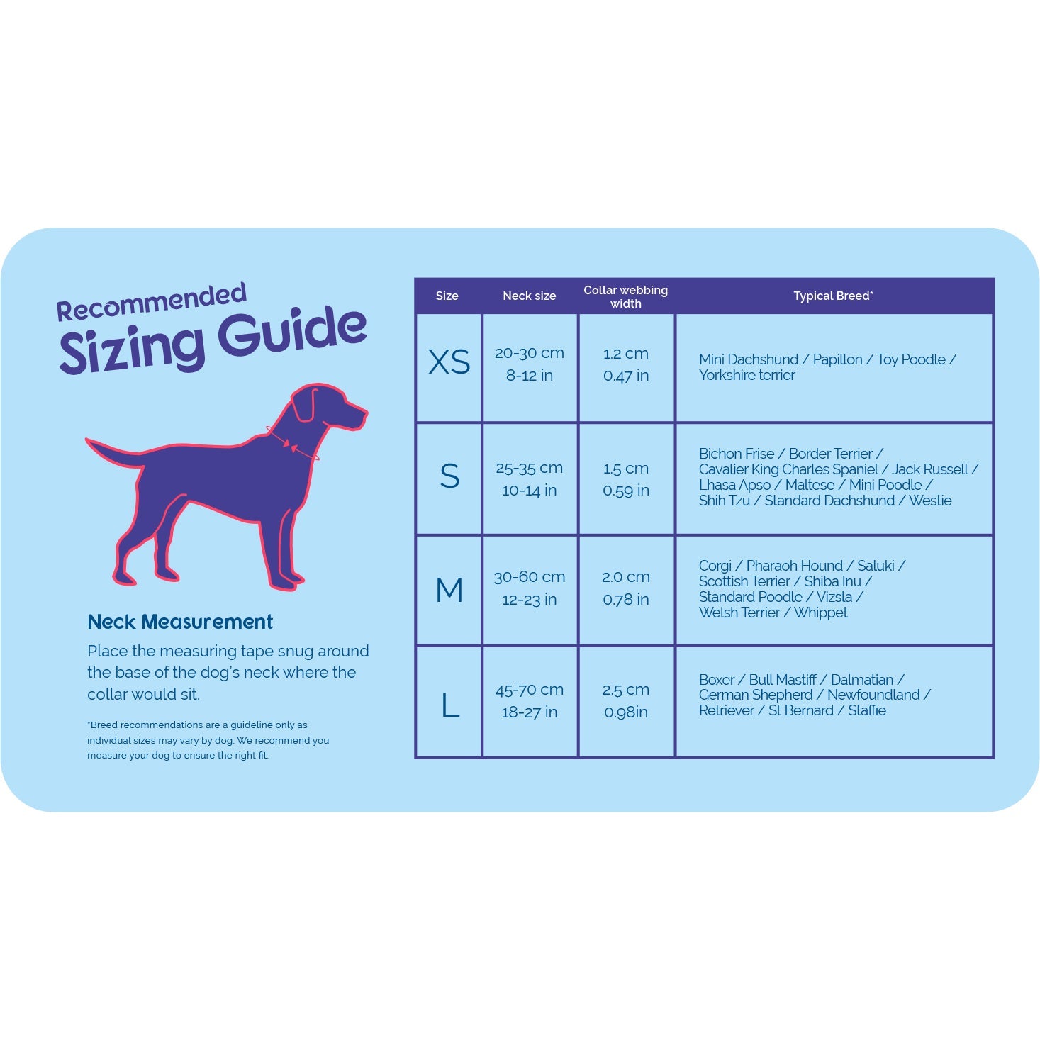 Company of Animals Halti Comfort Dog Collar Purple Medium