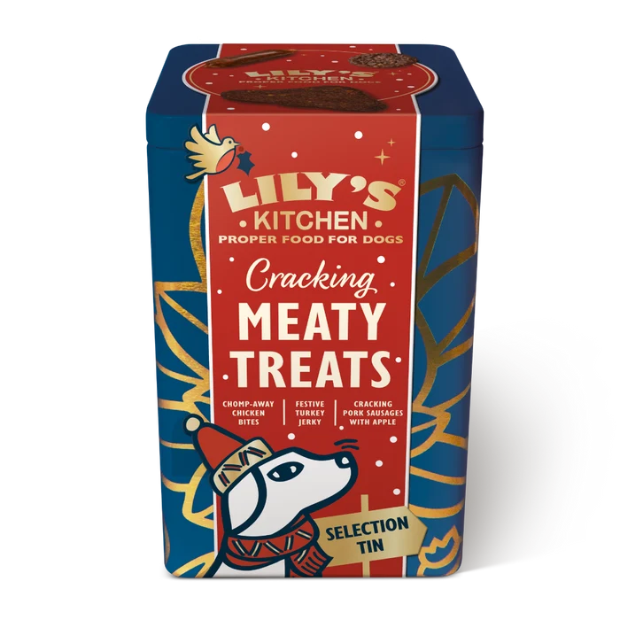 Lilys Kitchen Cracking Meaty Treat Selection Tin 300g