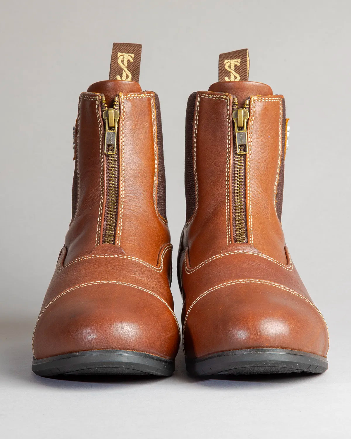 Tredstep Ireland Donatello III Front Zip Paddock Boot Brown