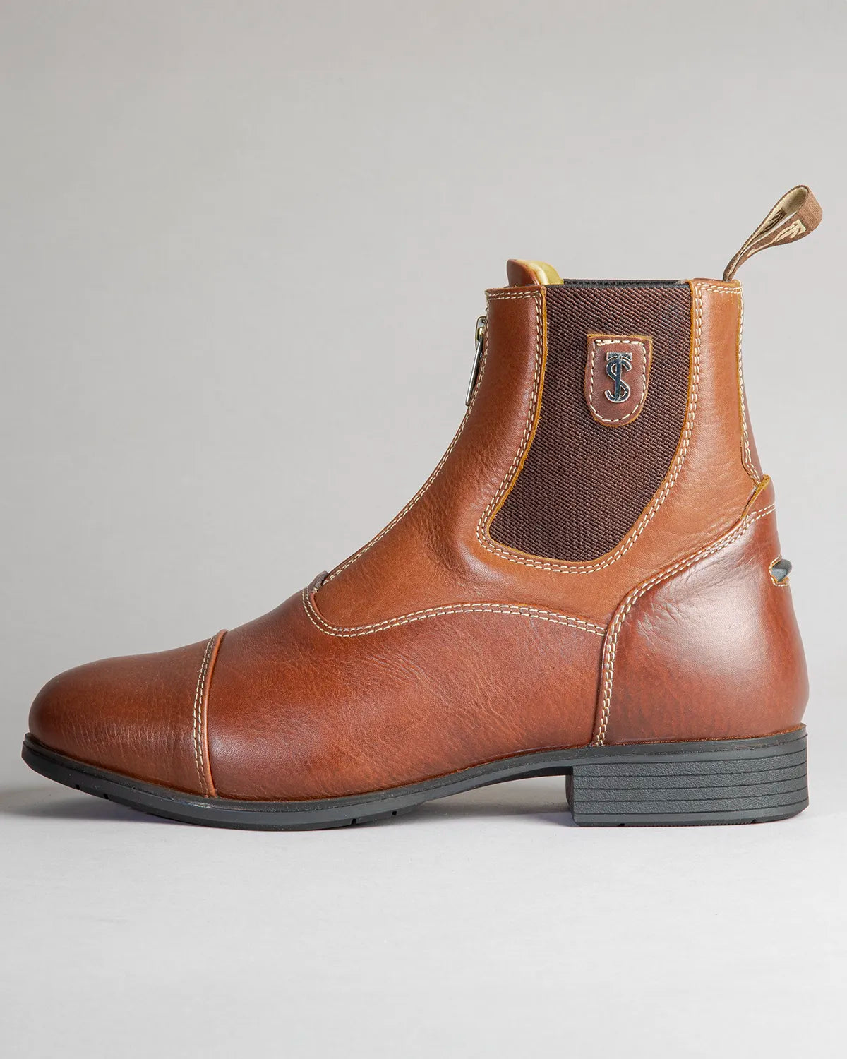 Tredstep Ireland Donatello III Front Zip Paddock Boot Brown
