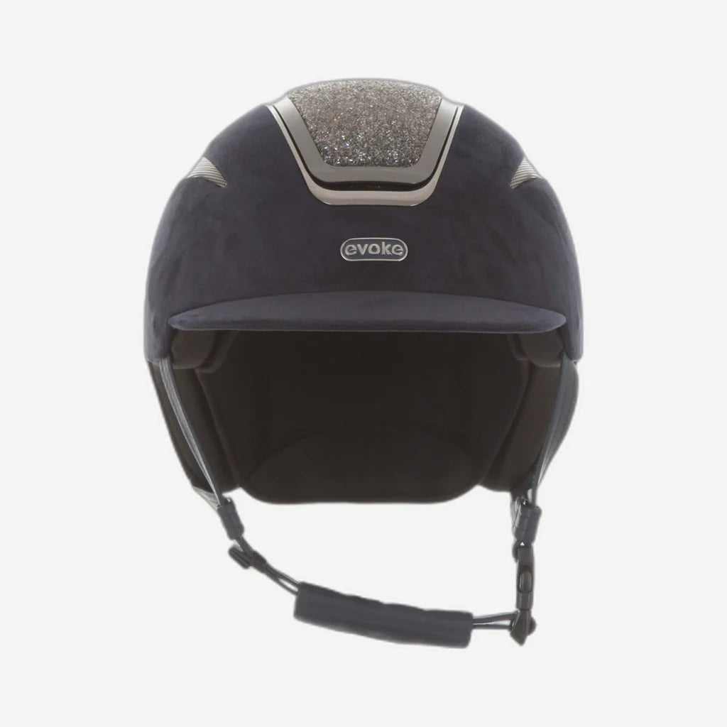 Evoke Callisto Classic Peak Navy Suede/Steel Crystal