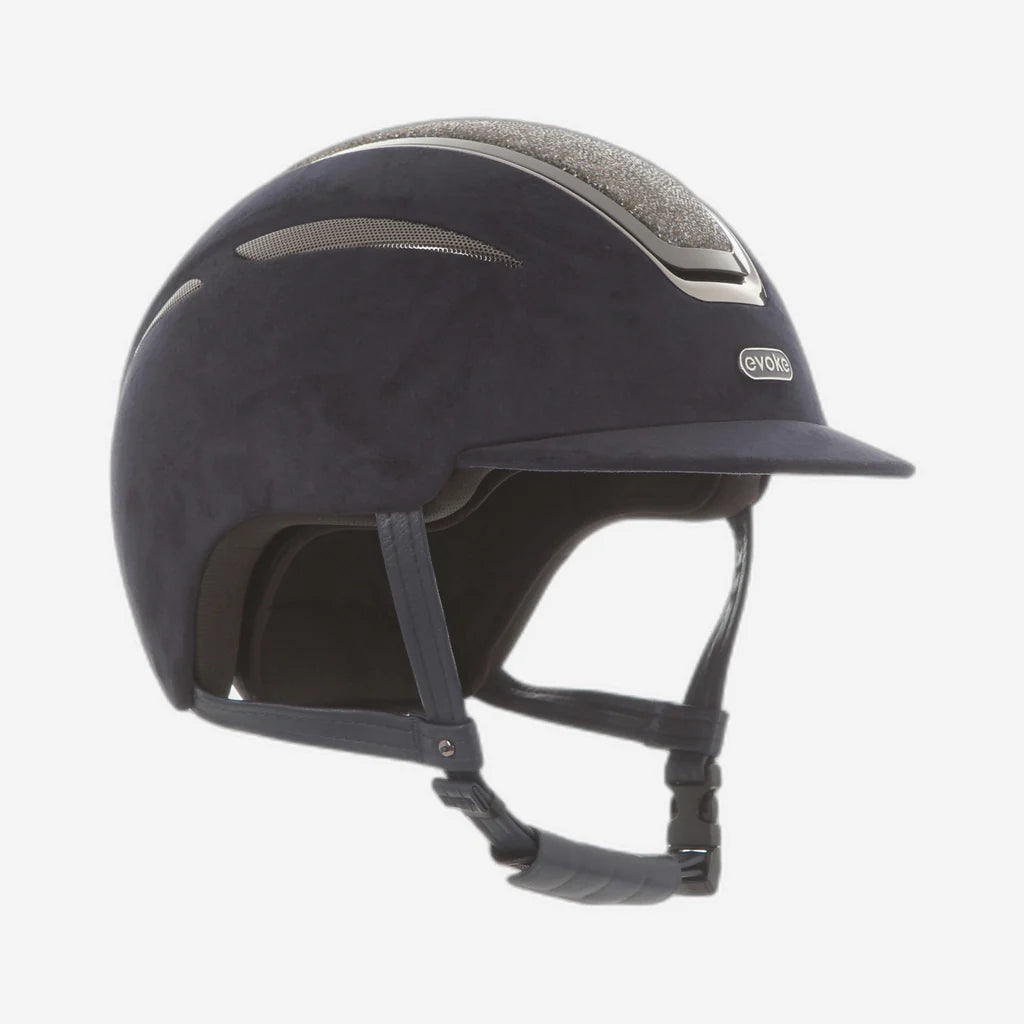Evoke Callisto Classic Peak Navy Suede/Steel Crystal